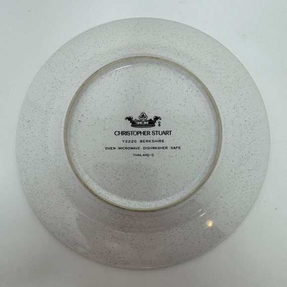 4 Piece Vintage CHRISTOPHER STUART Y2220 BERKSHIRE SAUCERS THAILAND USED GHA1 - Picture 9 of 12